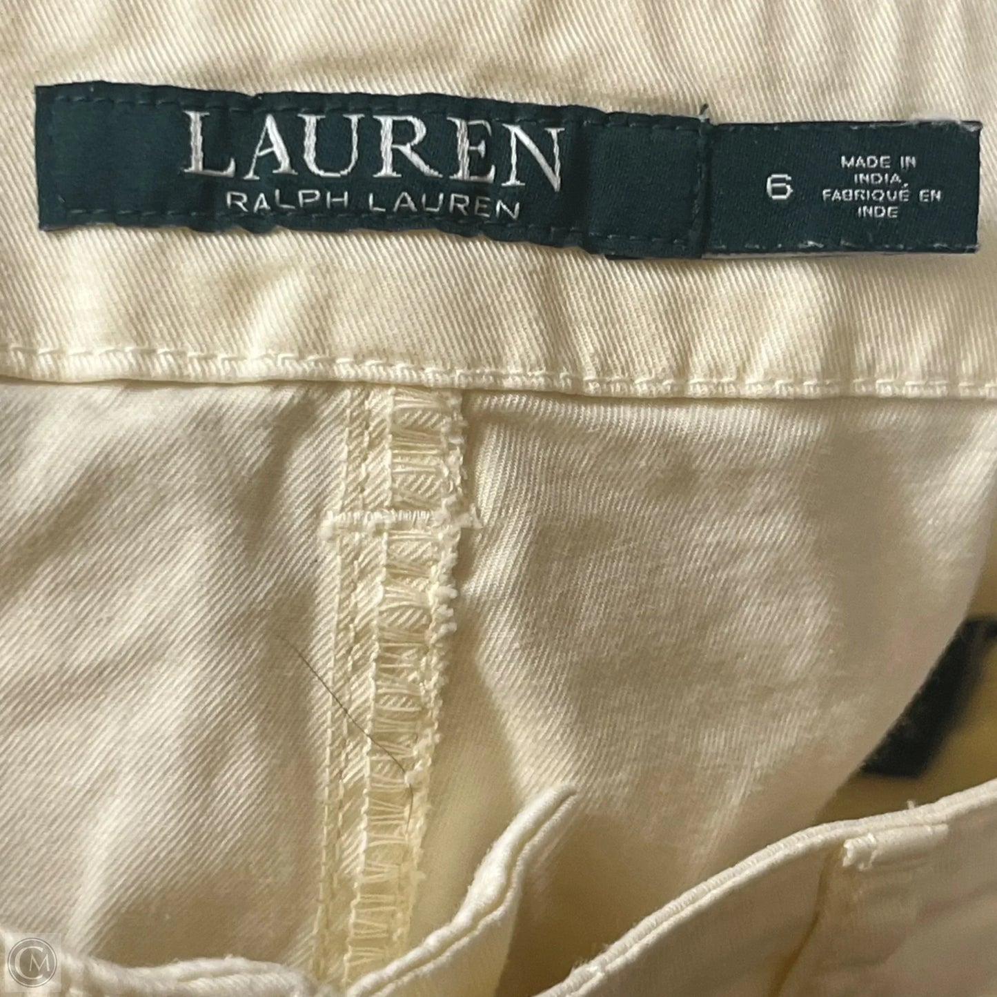 Pants Chinos & Khakis By Lauren By Ralph Lauren In Yellow, Size: 6