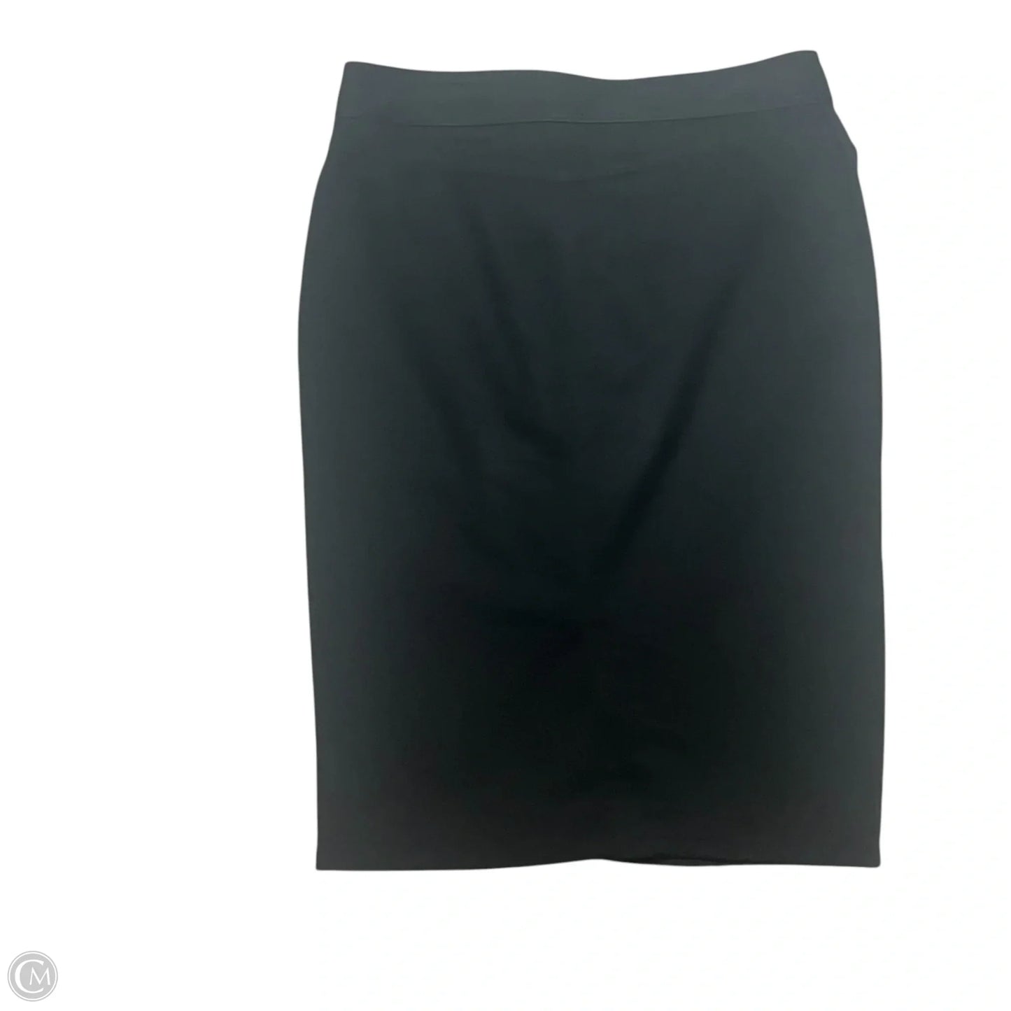 Skirt Midi By Lauren By Ralph Lauren In Black Denim, Size: 6