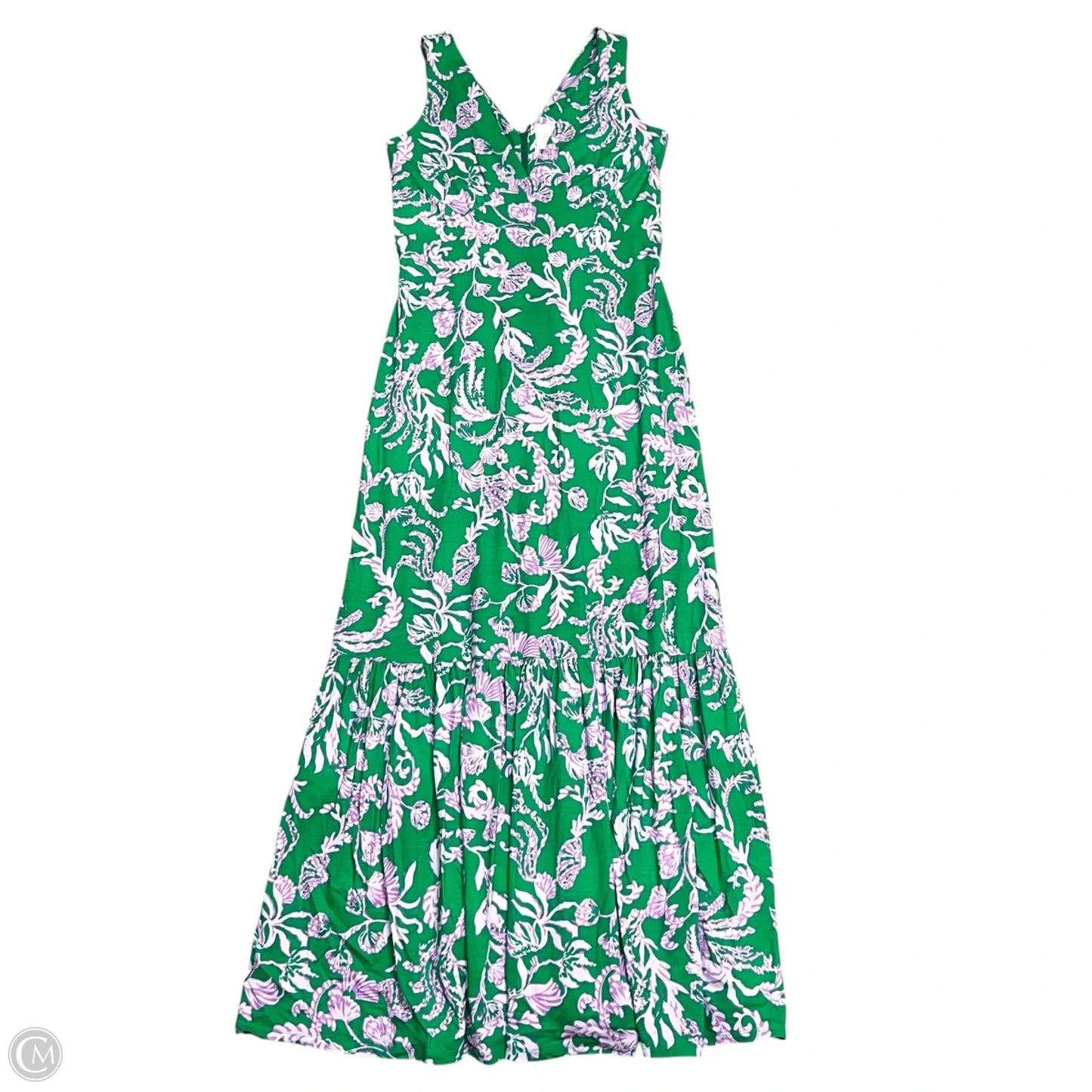 Dress Designer By Lilly Pulitzer In Green & Purple, Size: S