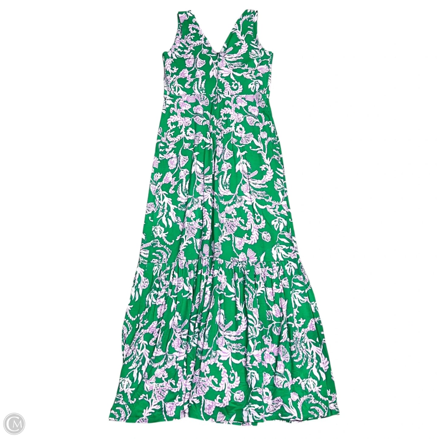 Dress Designer By Lilly Pulitzer In Green & Purple, Size: S