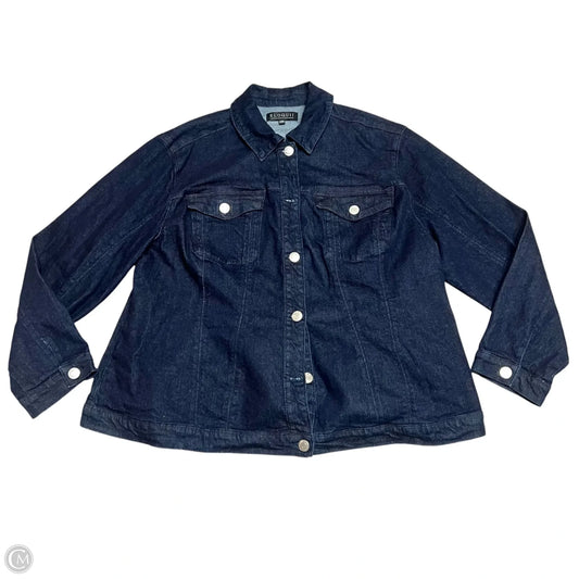 Jacket Denim By Eloquii In Blue Denim, Size: 2x