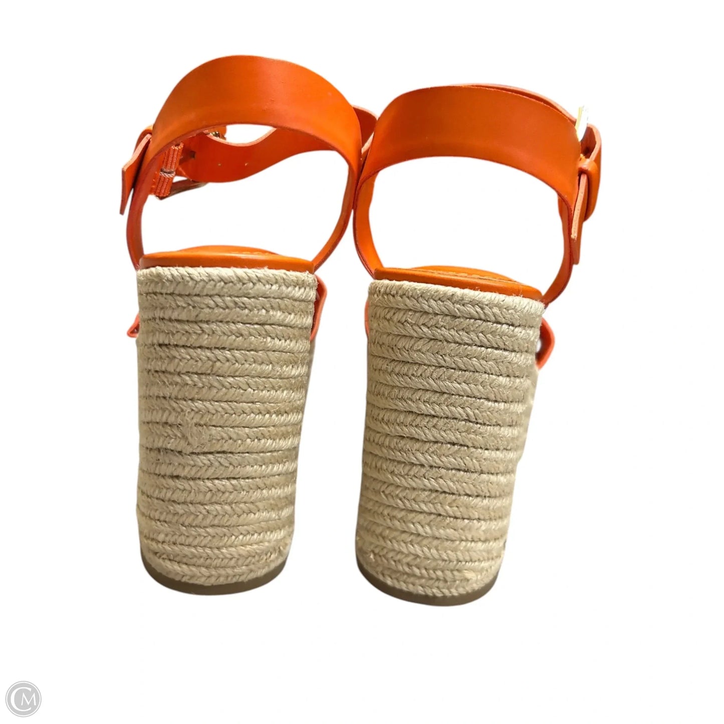 Sandals Heels Wedge By Marc Fisher In Orange, Size: 6