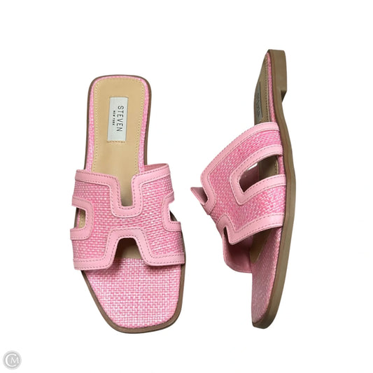 Sandals Flats By Steven New York In Pink, Size: 6.5