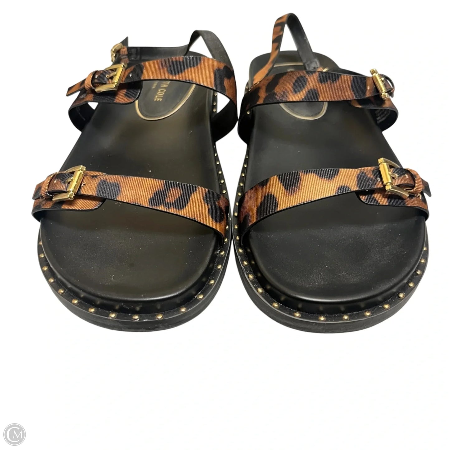 Sandals Flats By Kenneth Cole In Leopard Print, Size: 10