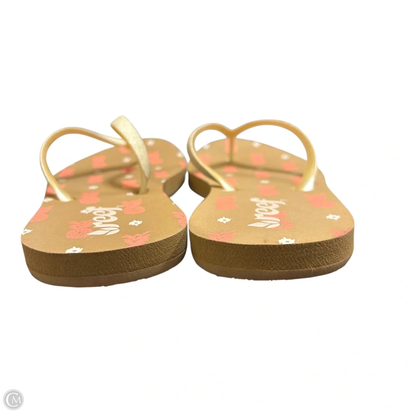 Sandals Flats By Reef In Tan, Size: 6