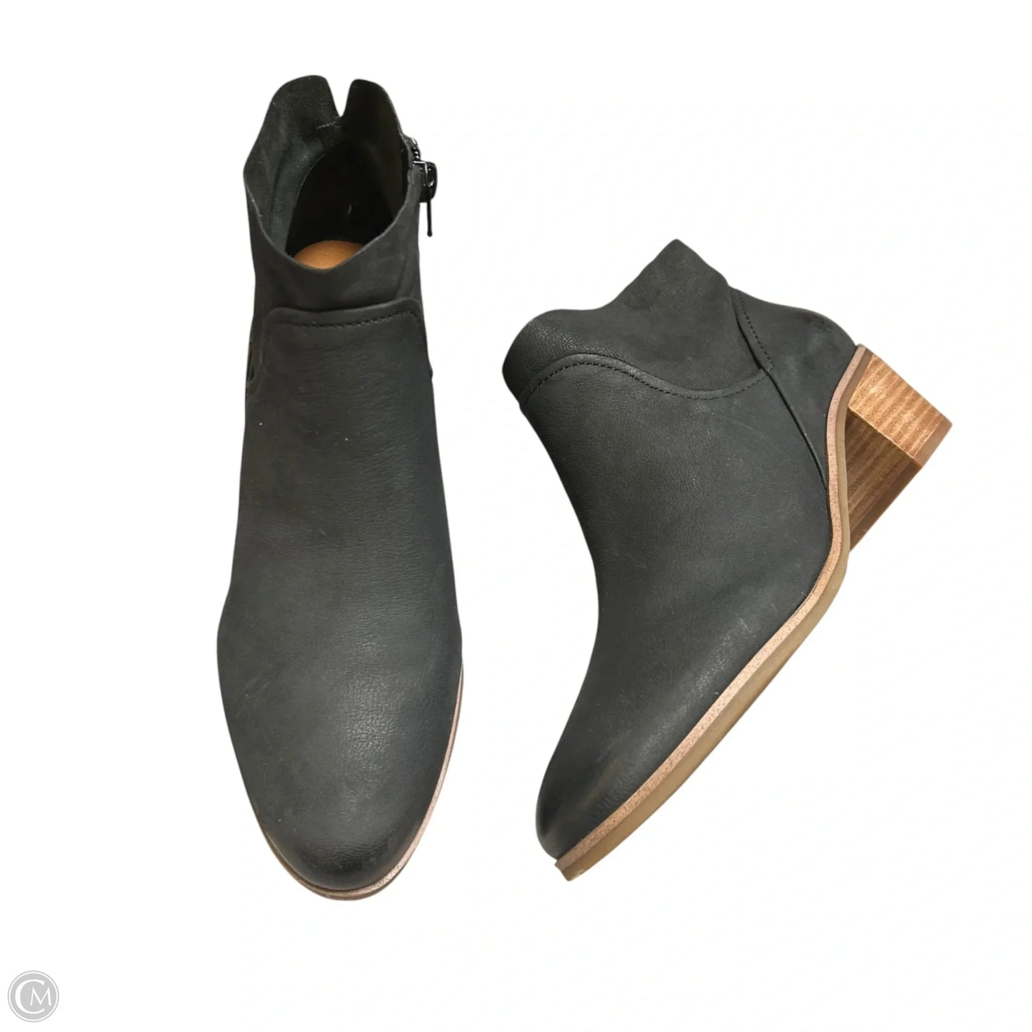 Boots Ankle Heels By Lucky Brand In Black, Size: 9.5