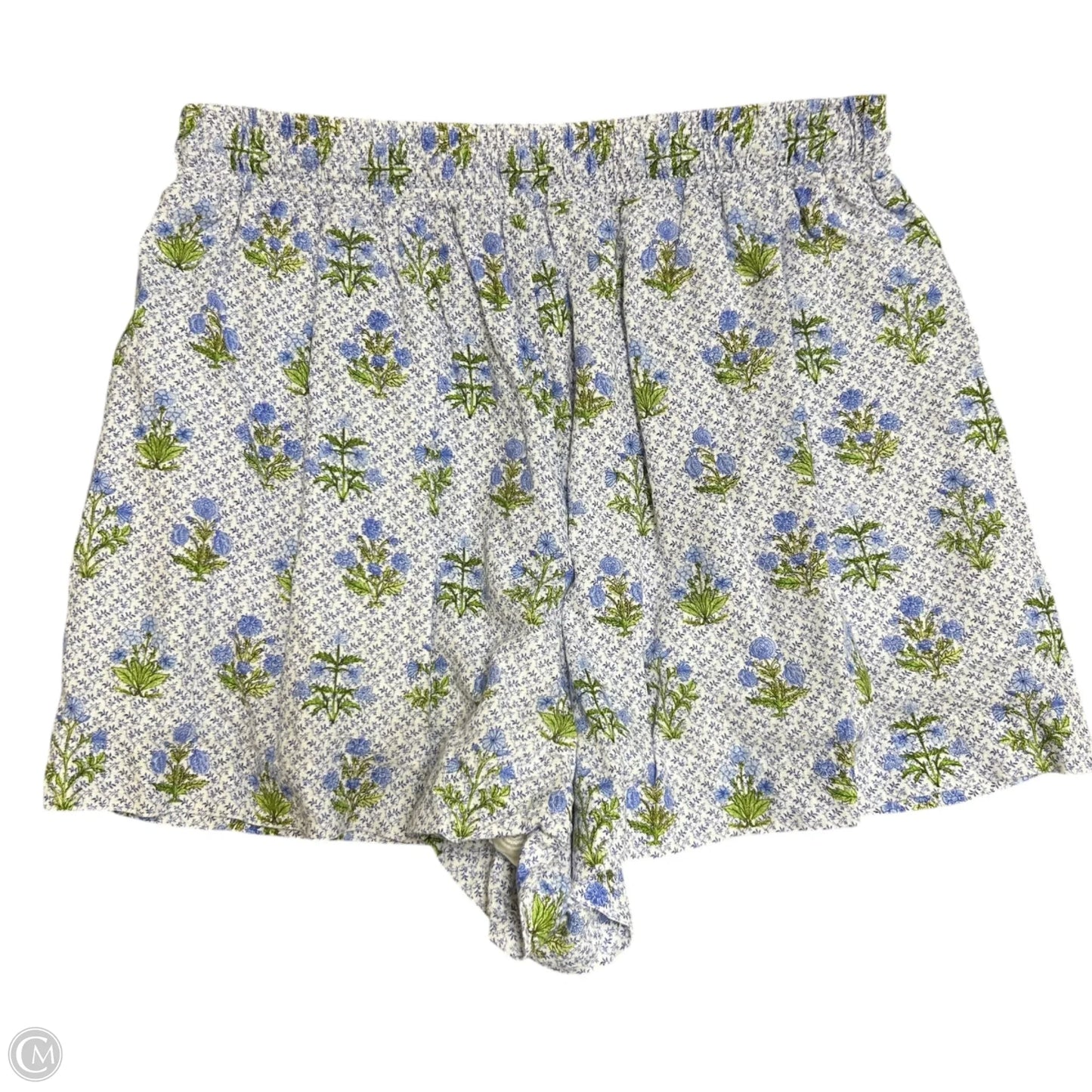 Shorts By Hill House In Blue & Green, Size: 8