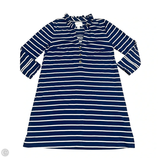 Dress Designer By Lilly Pulitzer In Blue & White, Size: S