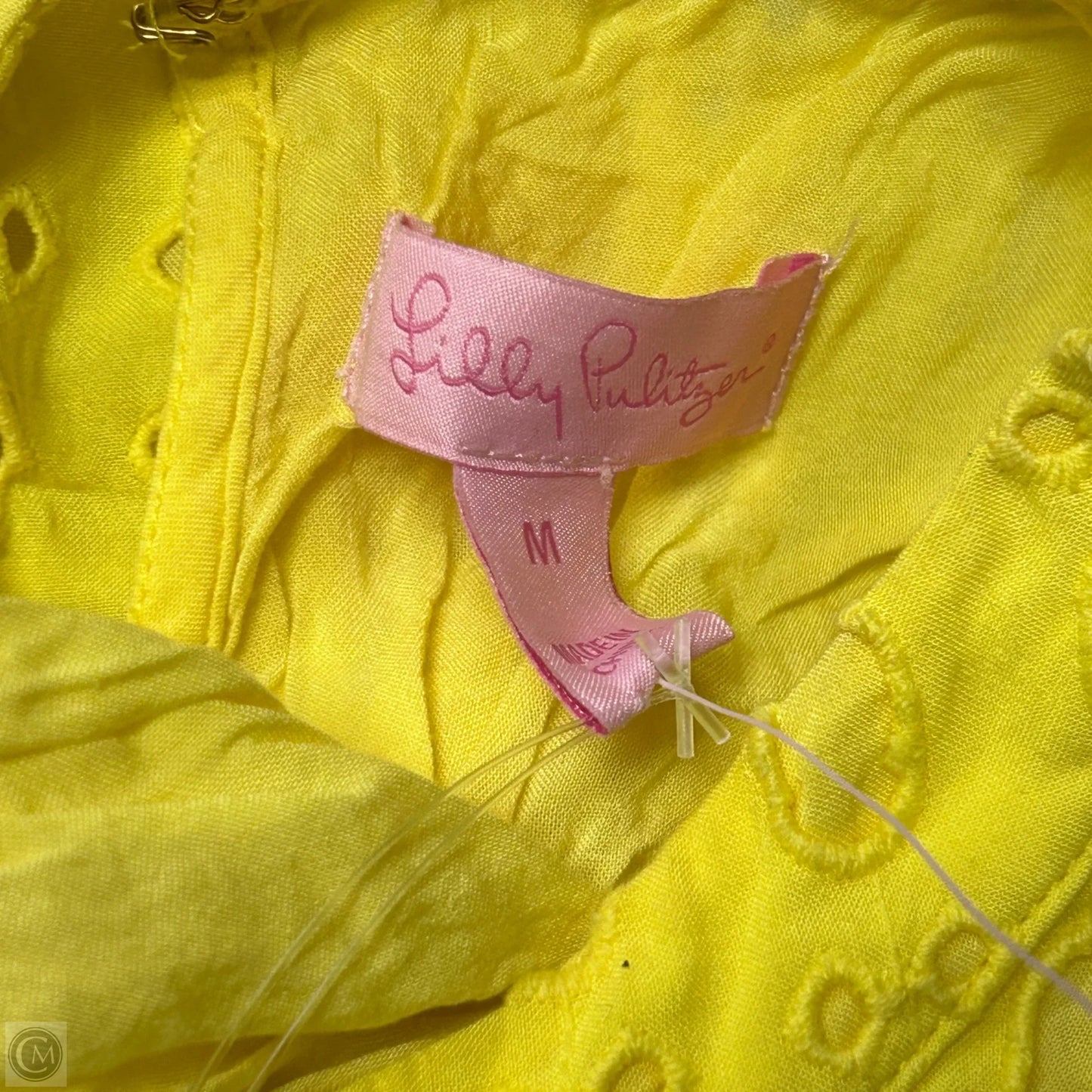 Dress Designer By Lilly Pulitzer In Yellow, Size: M