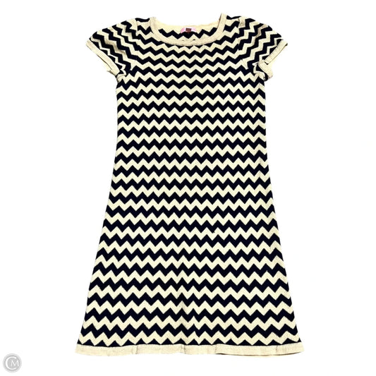 Dress Designer By Lilly Pulitzer In Blue & Gold, Size: L