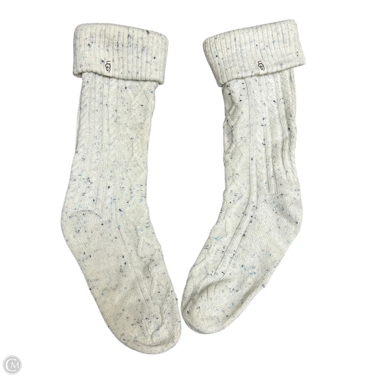 Socks Designer By Ugg In Blue & Cream