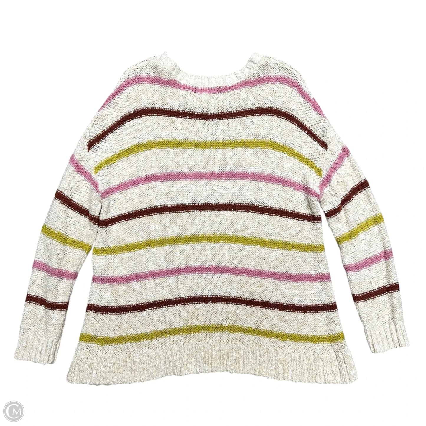Sweater By Caslon In Striped Pattern, Size: 1x