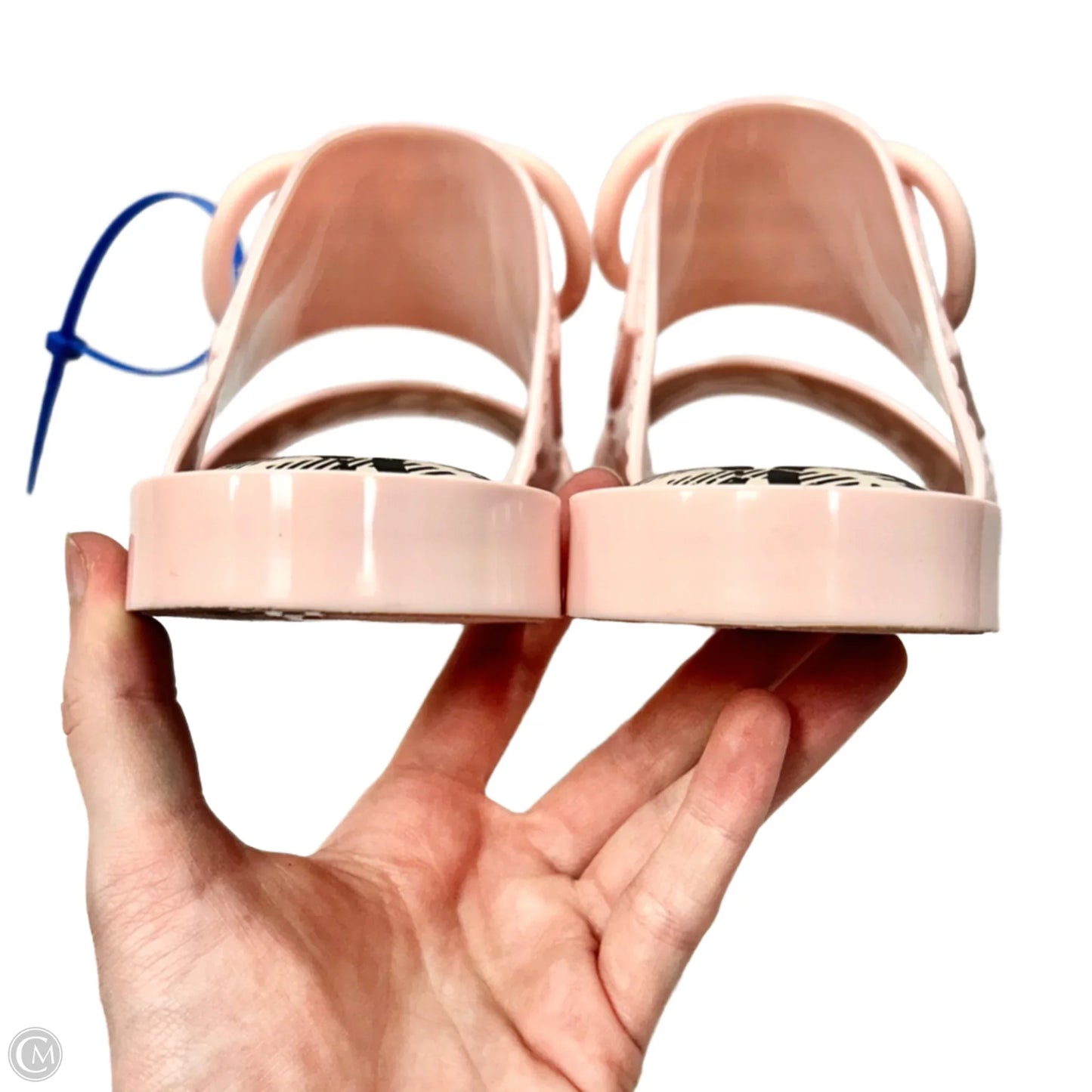 Sandals Luxury Designer By Ferragamo In Pink, Size: 9