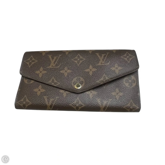 Wallet Luxury Designer By Louis Vuitton, Size: Medium