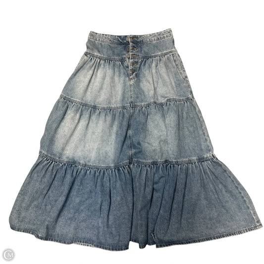 Skirt Maxi By Veveret In Blue, Size: M