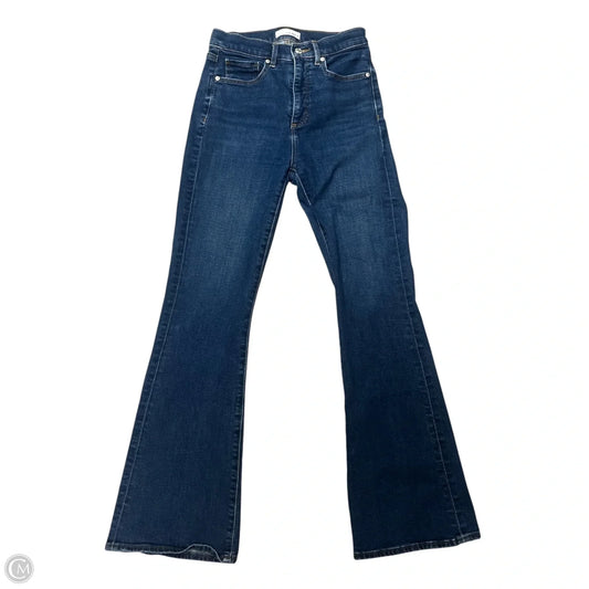 Jeans Flared By Loft In Blue, Size: 0
