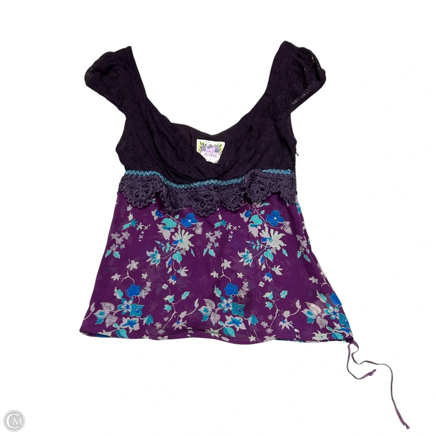 Top Sleeveless By Free People In Purple, Size: 2