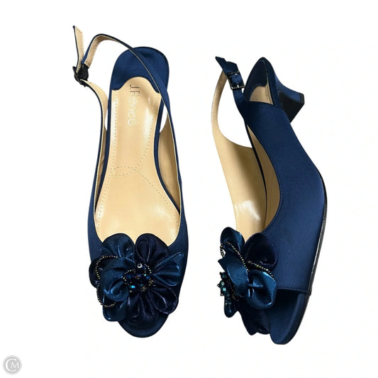 Shoes Heels Kitten By J Renee In Blue, Size: 11