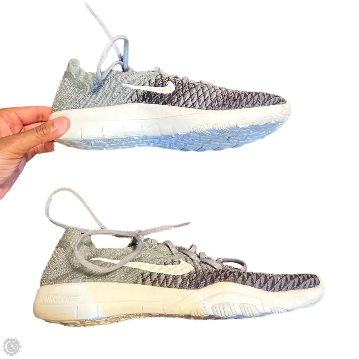 Shoes Sneakers By Nike In Grey, Size: 9.5