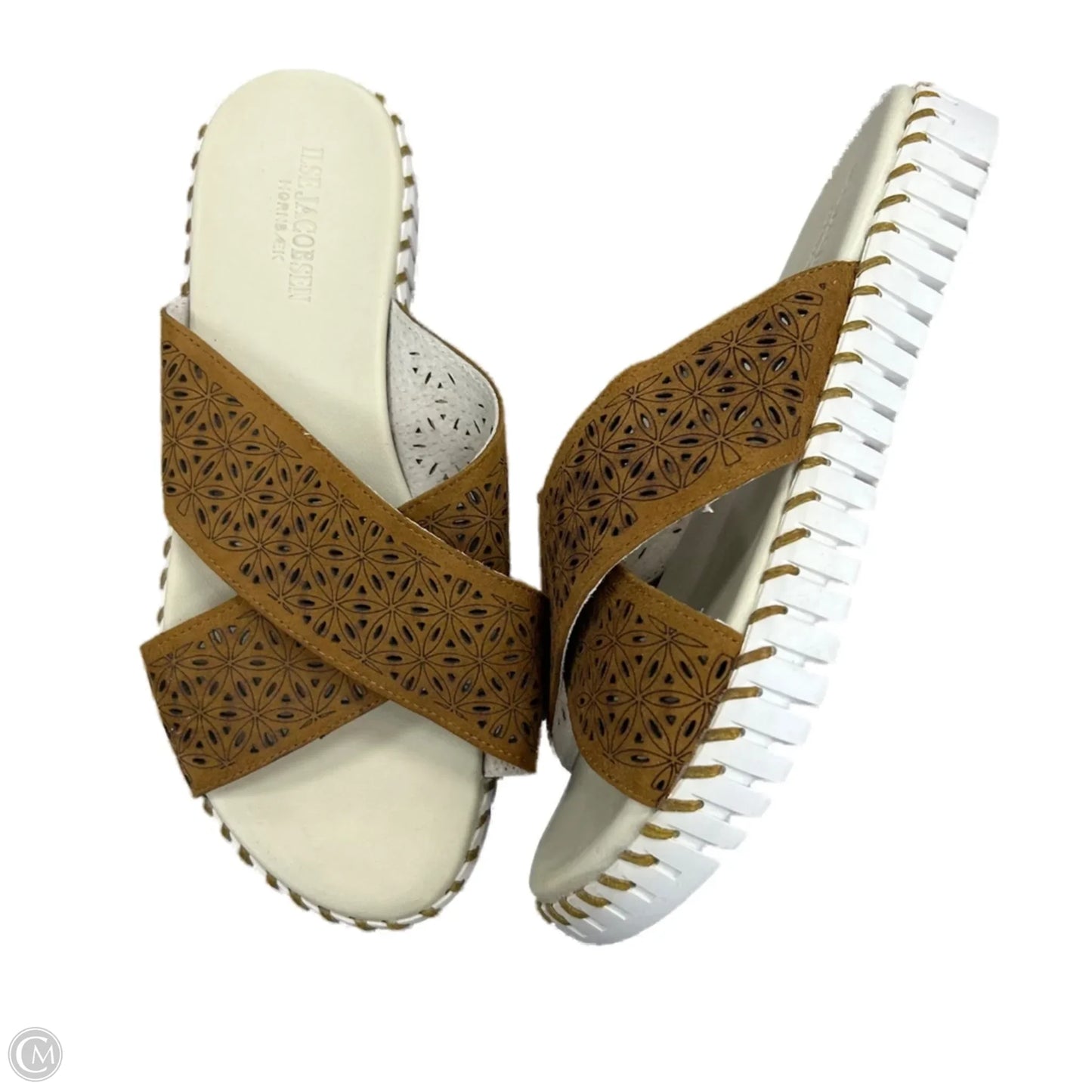 Sandals Flats By Isle Jacobsen In Tan, Size: 9.5