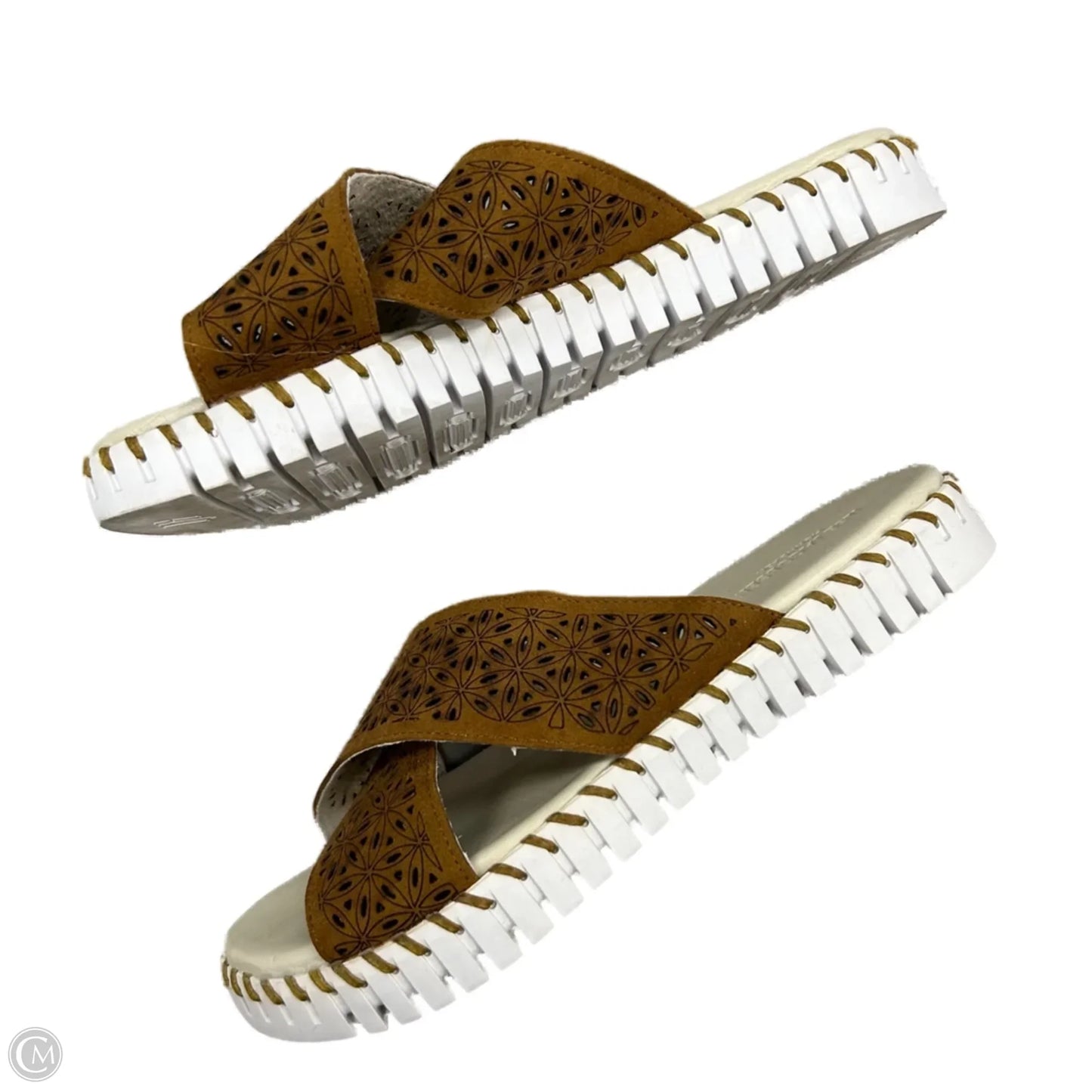 Sandals Flats By Isle Jacobsen In Tan, Size: 9.5