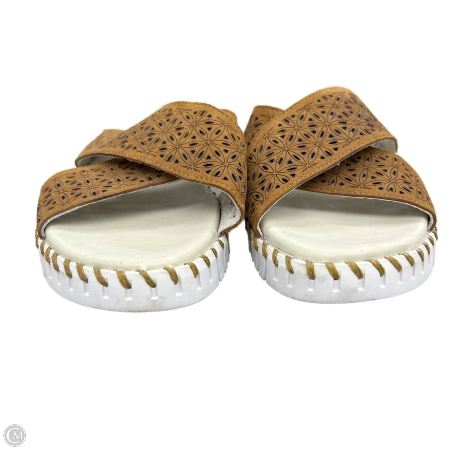 Sandals Flats By Isle Jacobsen In Tan, Size: 9.5