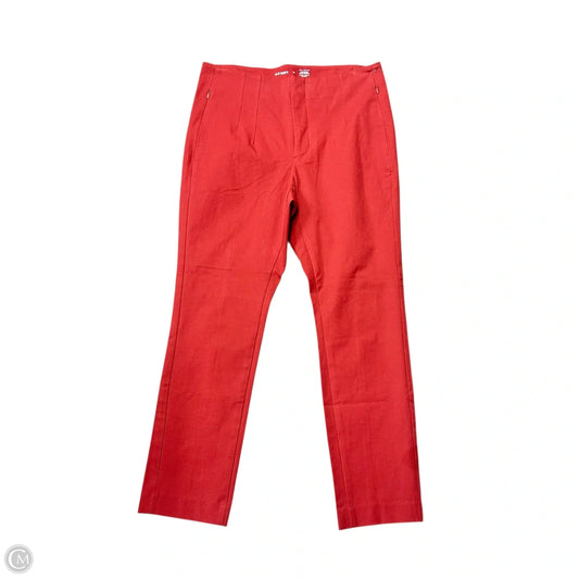 Pants Cropped By Old Navy In Red, Size: 12