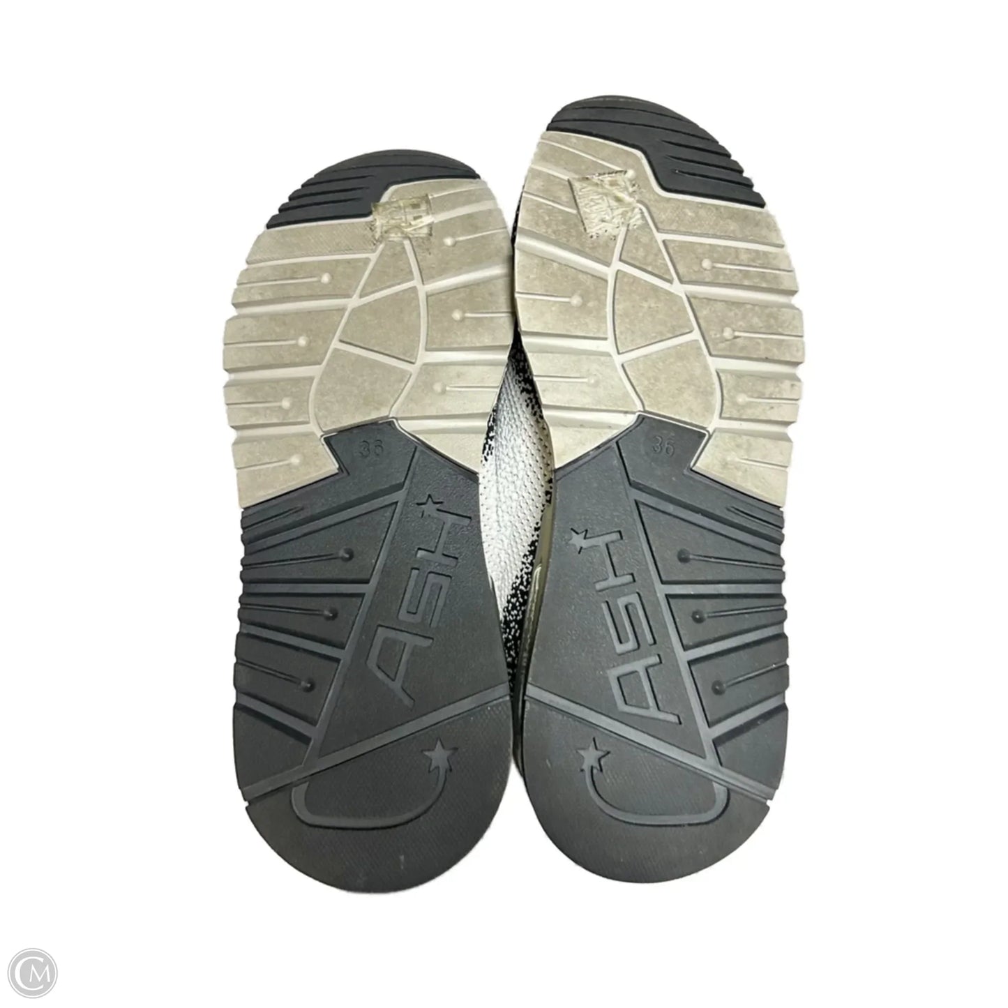 Shoes Sneakers By Ash In Black & White, Size: 5.5