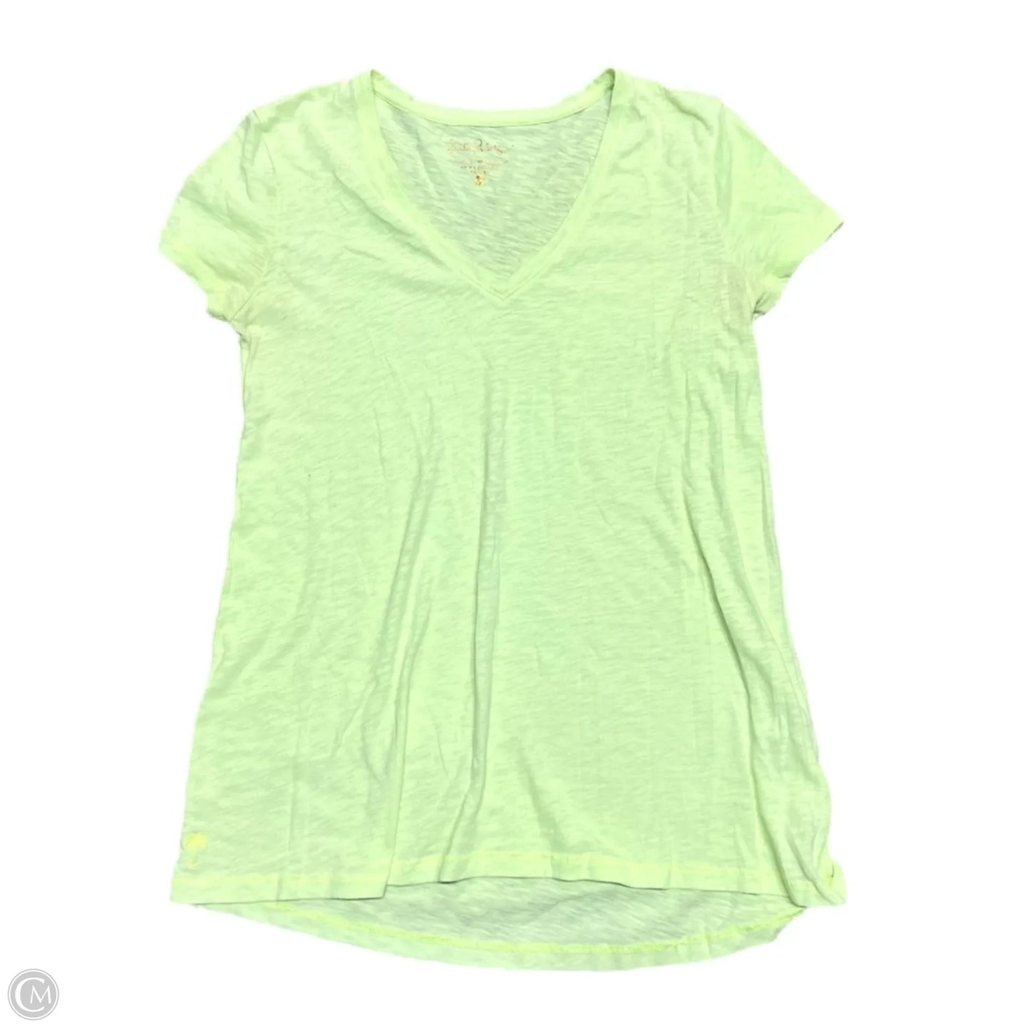 Top Short Sleeve Designer By Lilly Pulitzer In Green, Size: Xs