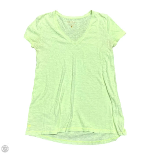 Top Short Sleeve Designer By Lilly Pulitzer In Green, Size: Xs