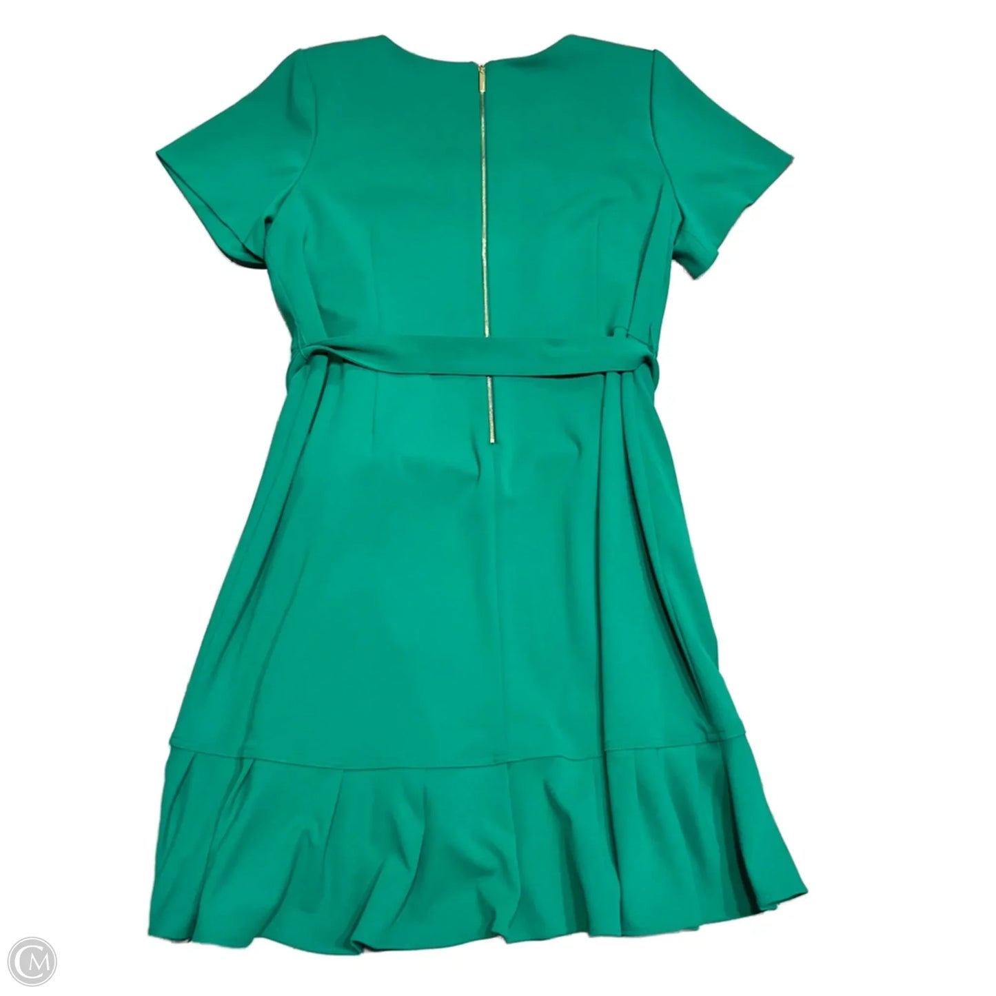 Dress Work By Calvin Klein In Green, Size: 18