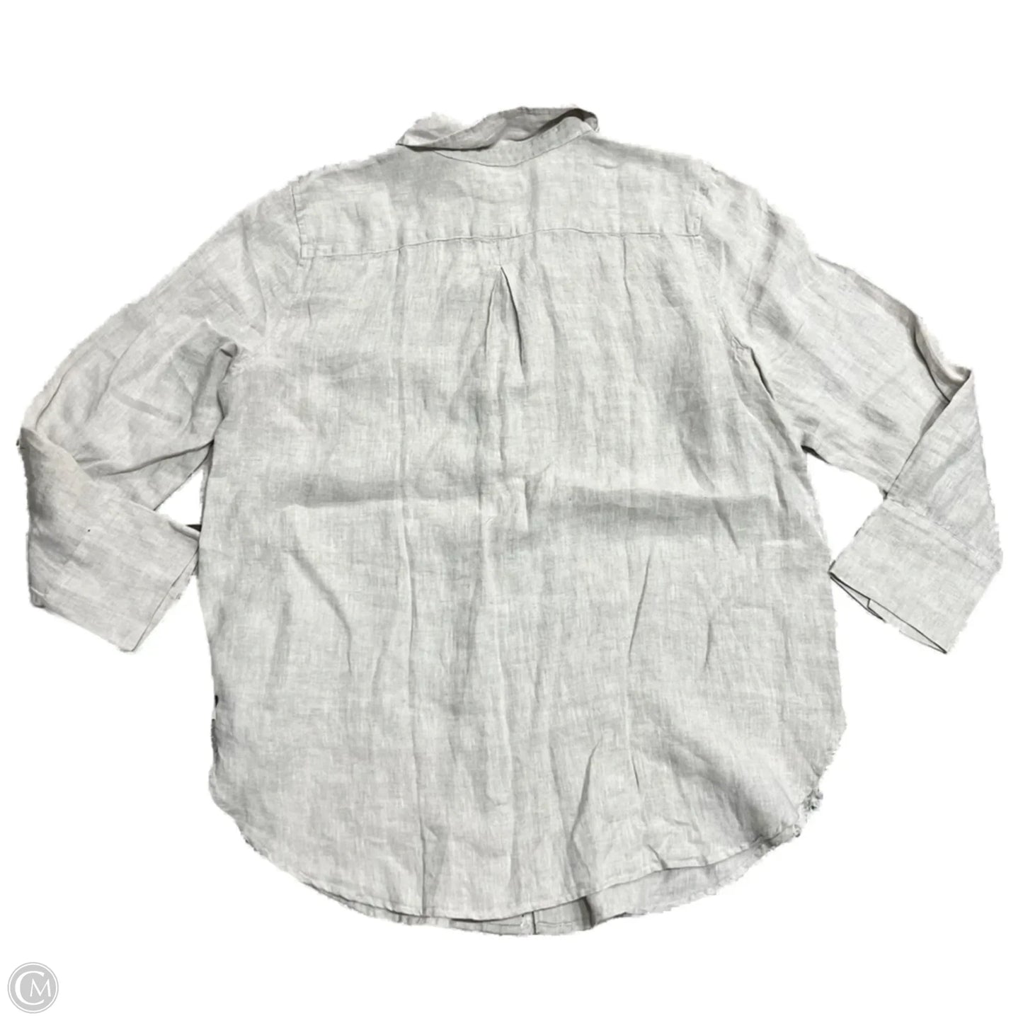 Top Long Sleeve By Talbots In Taupe, Size: Xl