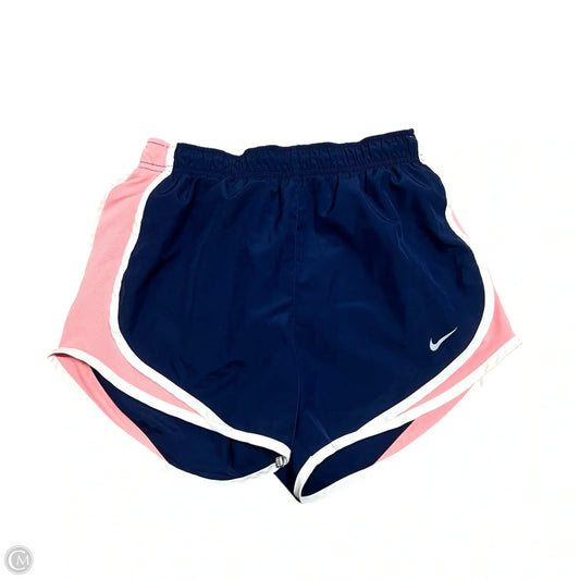 Athletic Shorts By Nike In Blue & Pink, Size: S