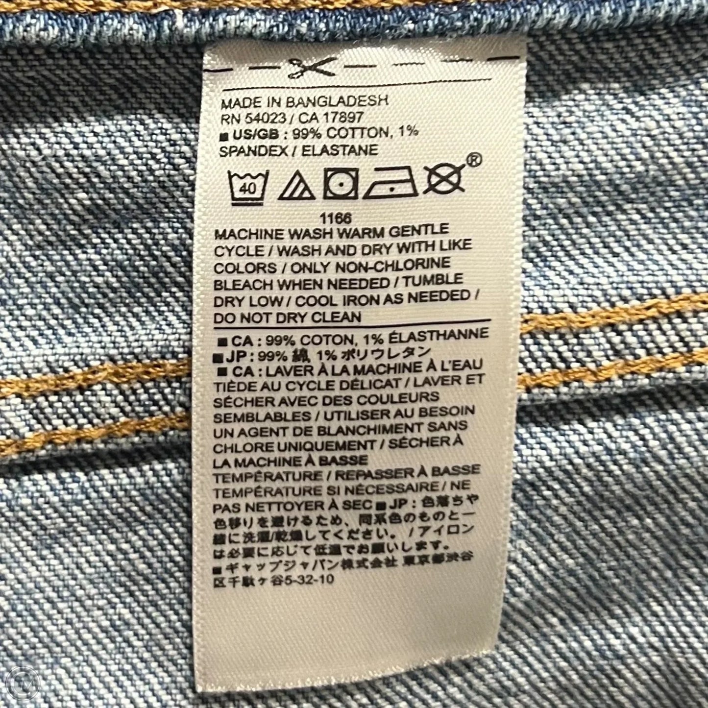 Jeans Cropped By Banana Republic In Blue, Size: 14