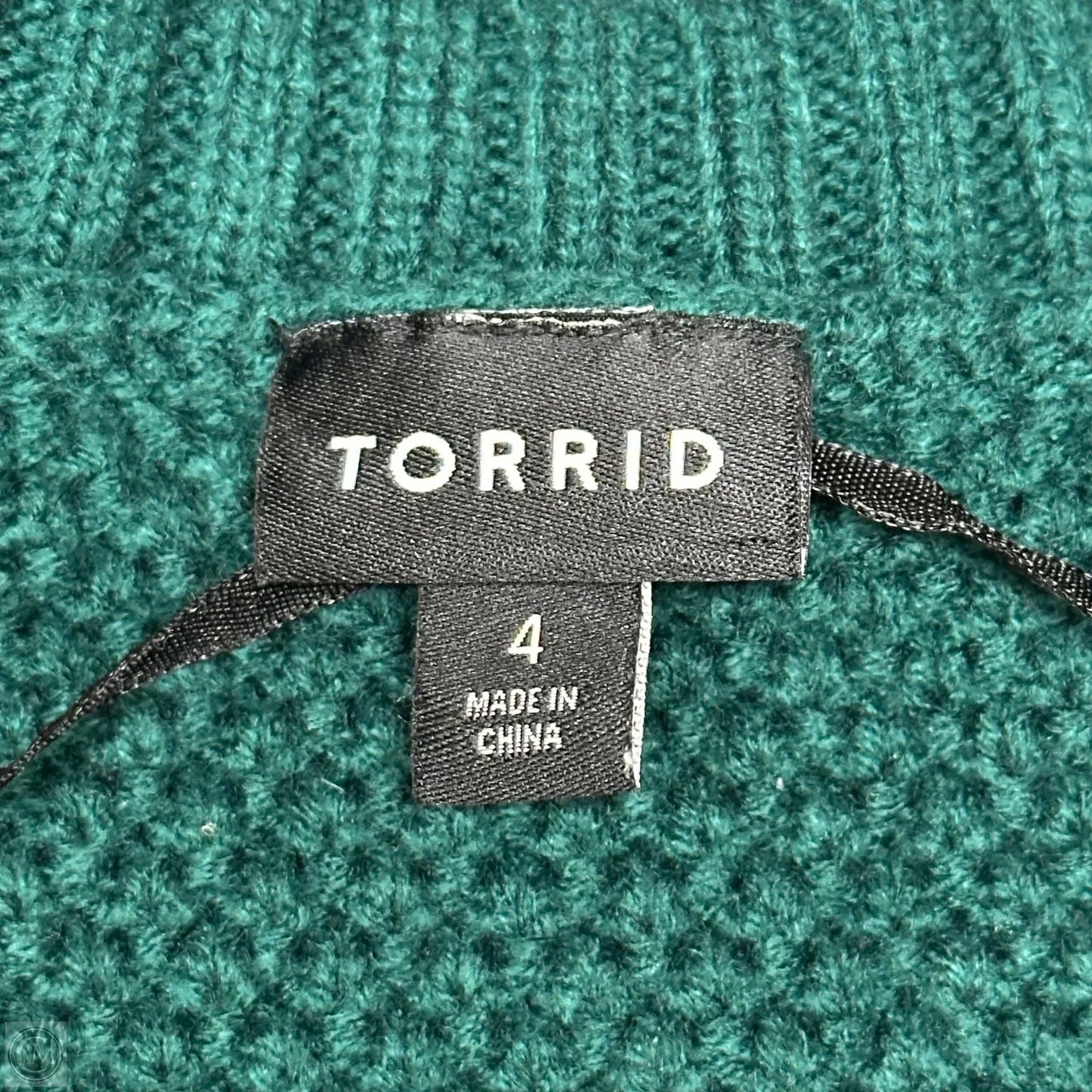 Sweater By Torrid In Green, Size: 4x