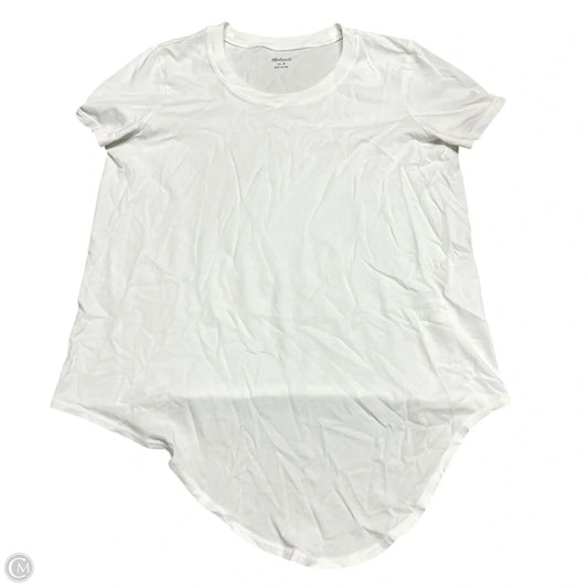 Top Short Sleeve Basic By Madewell In White, Size: S