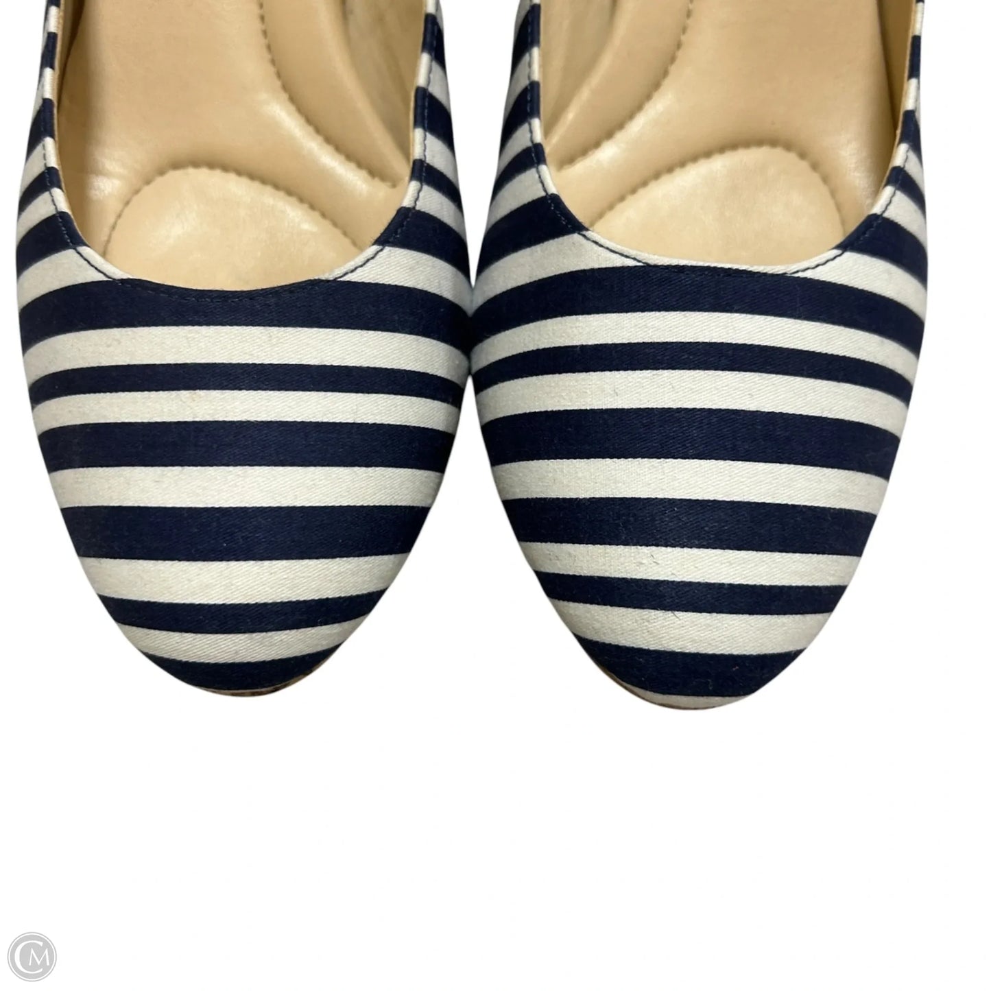 Shoes Heels Kitten By Kelly And Katie In Striped Pattern, Size: 9.5