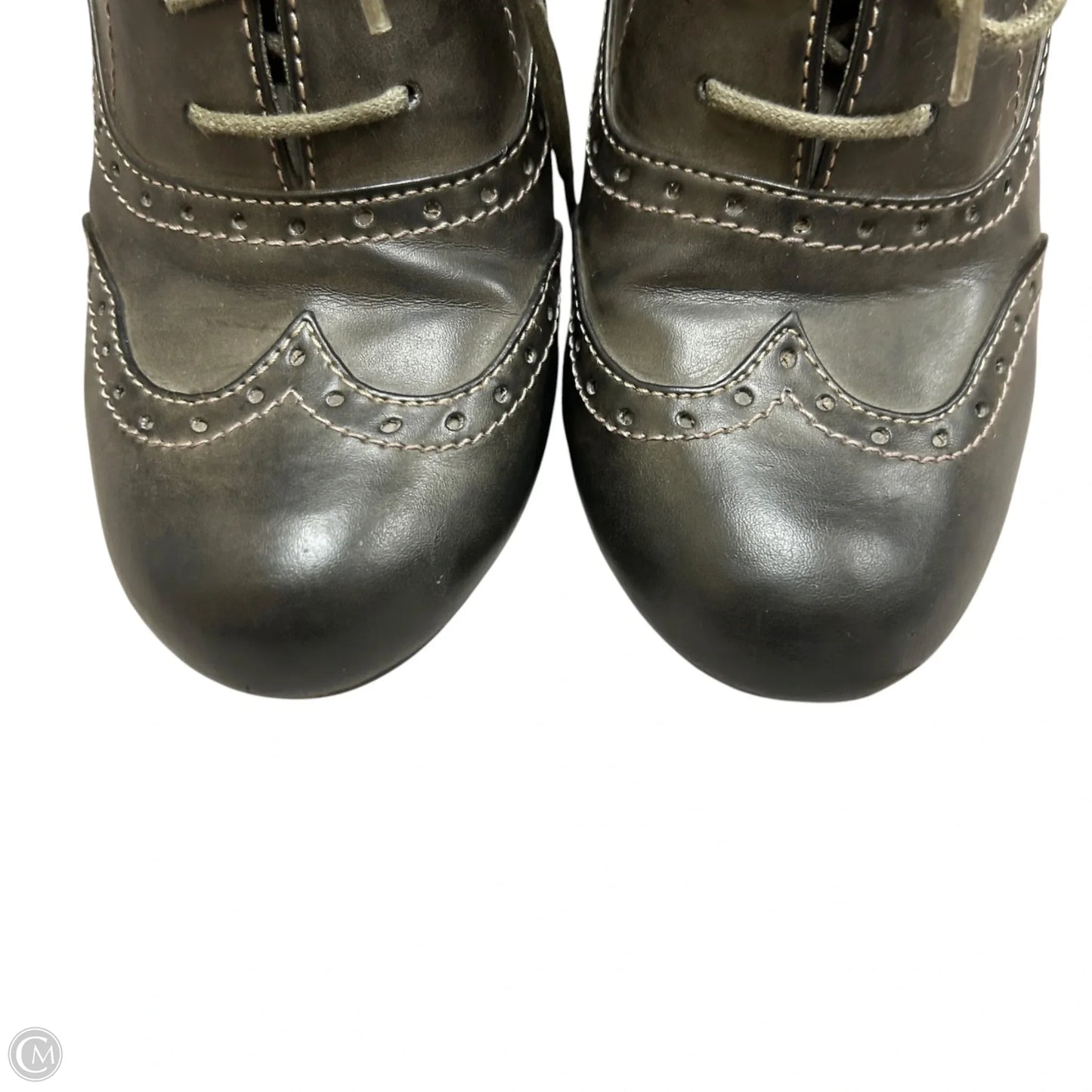 Shoes Heels Kitten By Rialto In Grey, Size: 9