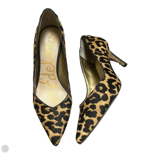 Shoes Heels Stiletto By Sam Edelman In Animal Print, Size: 9.5