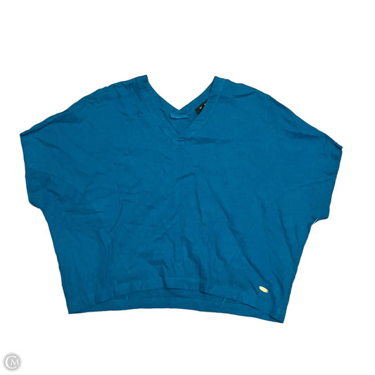 Top Short Sleeve Basic By Kensie In Blue, Size: S