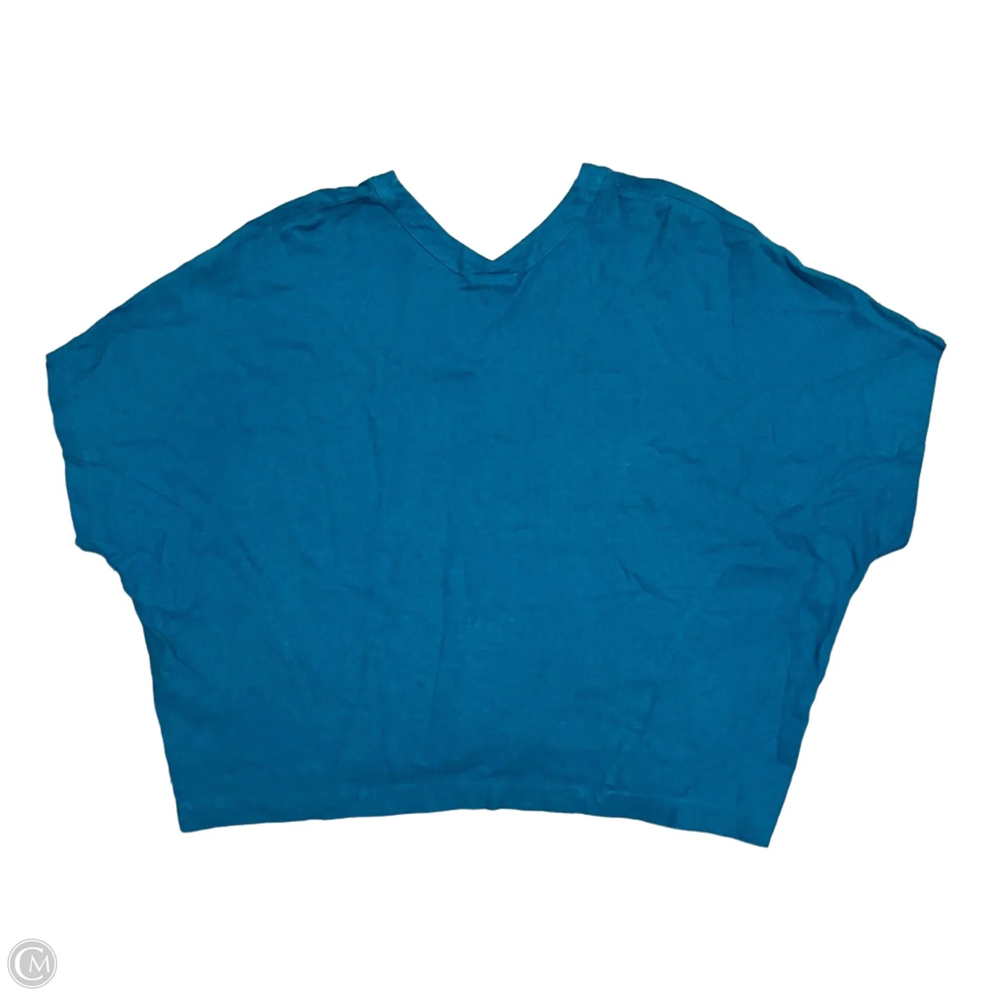 Top Short Sleeve Basic By Kensie In Blue, Size: S