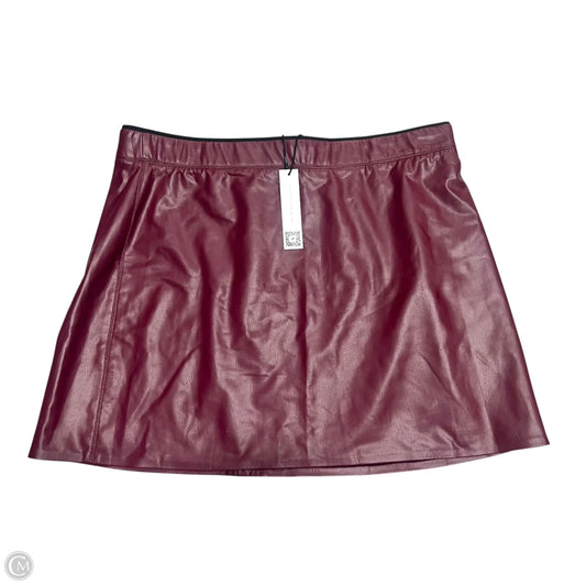 Skirt Midi By Sanctuary In Maroon, Size: 10