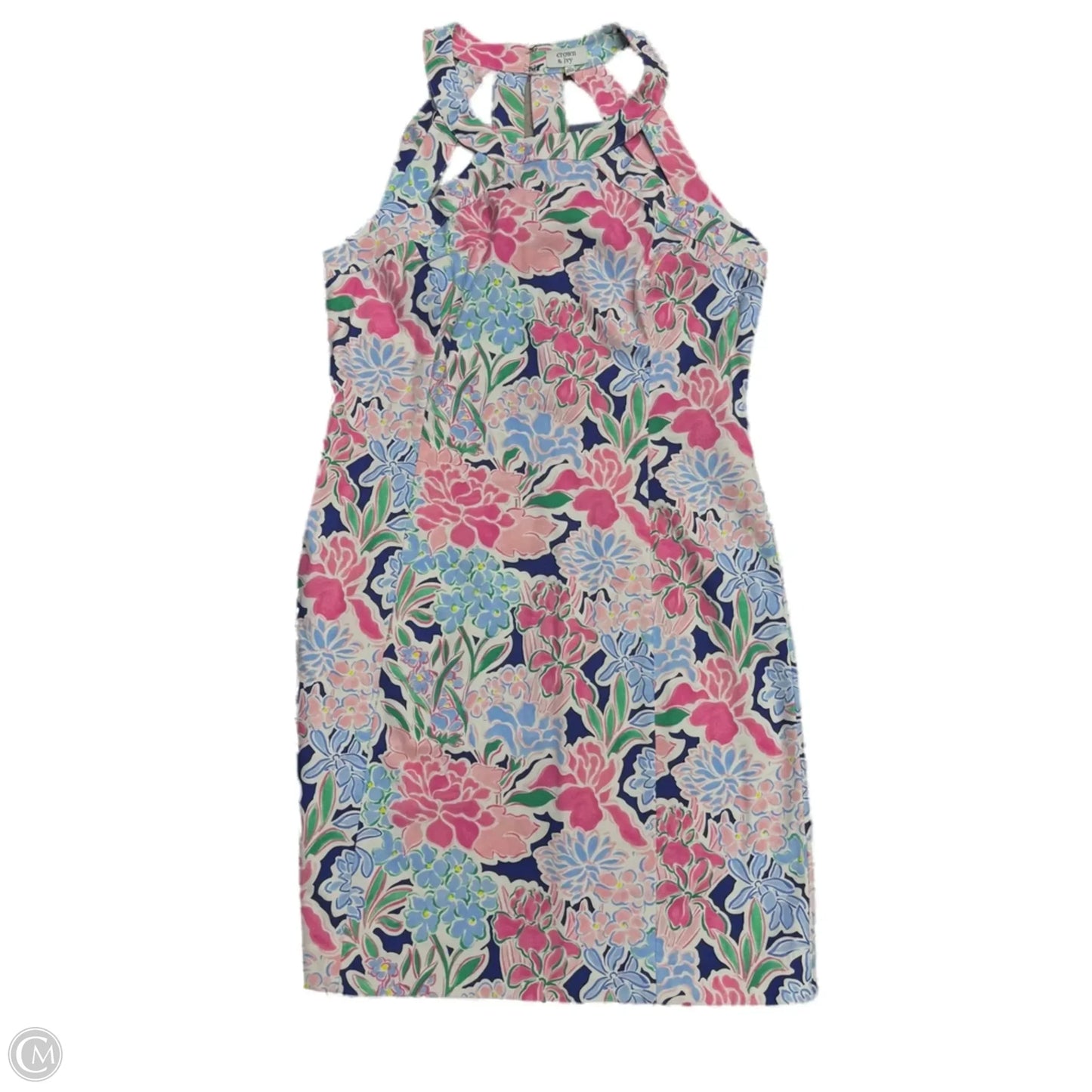 Dress Casual Midi By Crown And Ivy In Floral Print, Size: 10