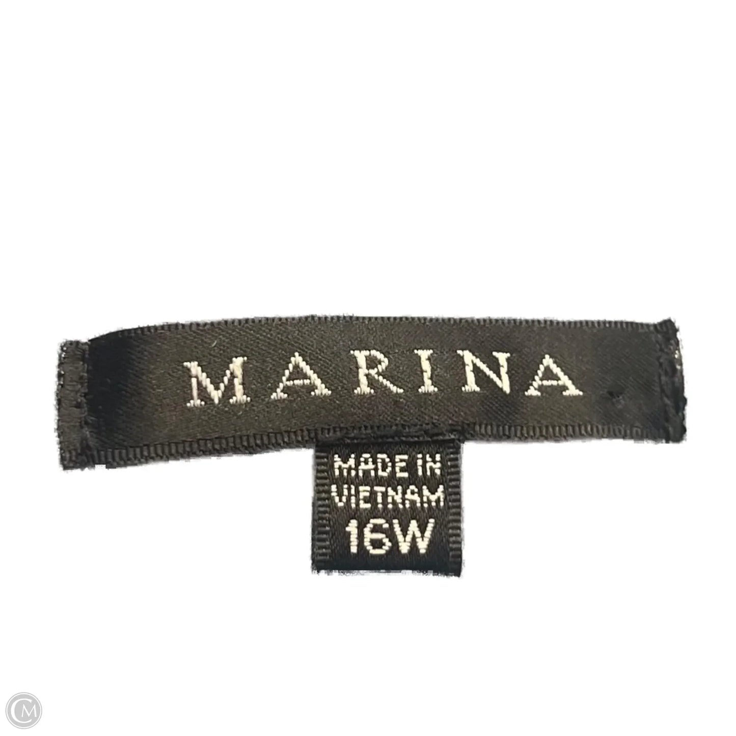 Dress Party Midi By Marina In Blue, Size: Xl