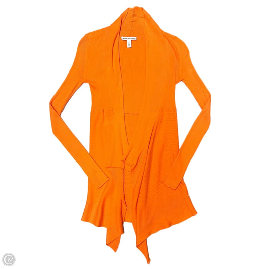 Cardigan By Autumn Cashmere In Orange, Size: Xs