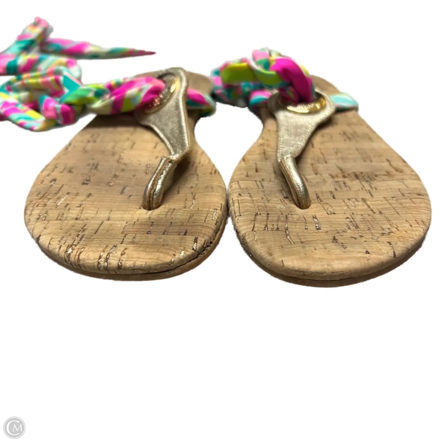 Sandals Designer By Lilly Pulitzer In Multi-colored, Size: 6