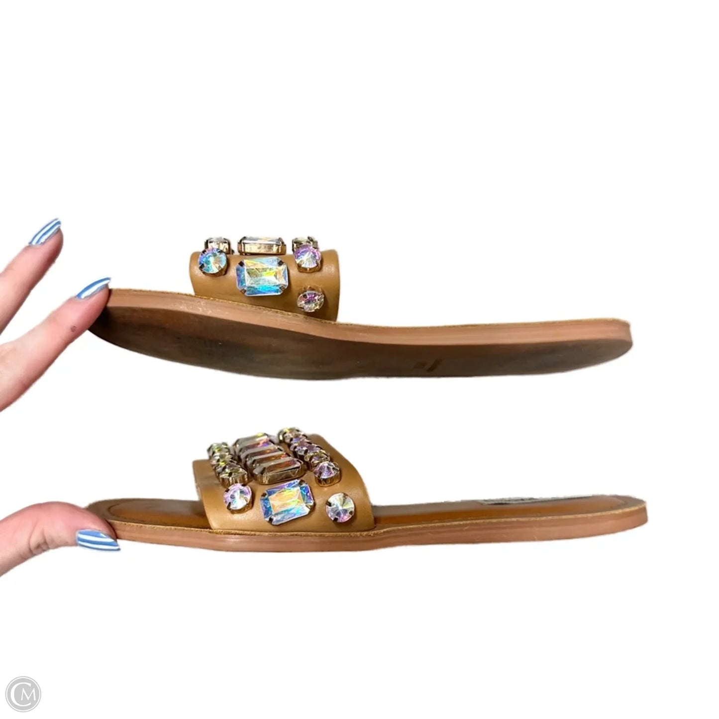 Sandals Flats By Steve Madden In Brown, Size: 6.5