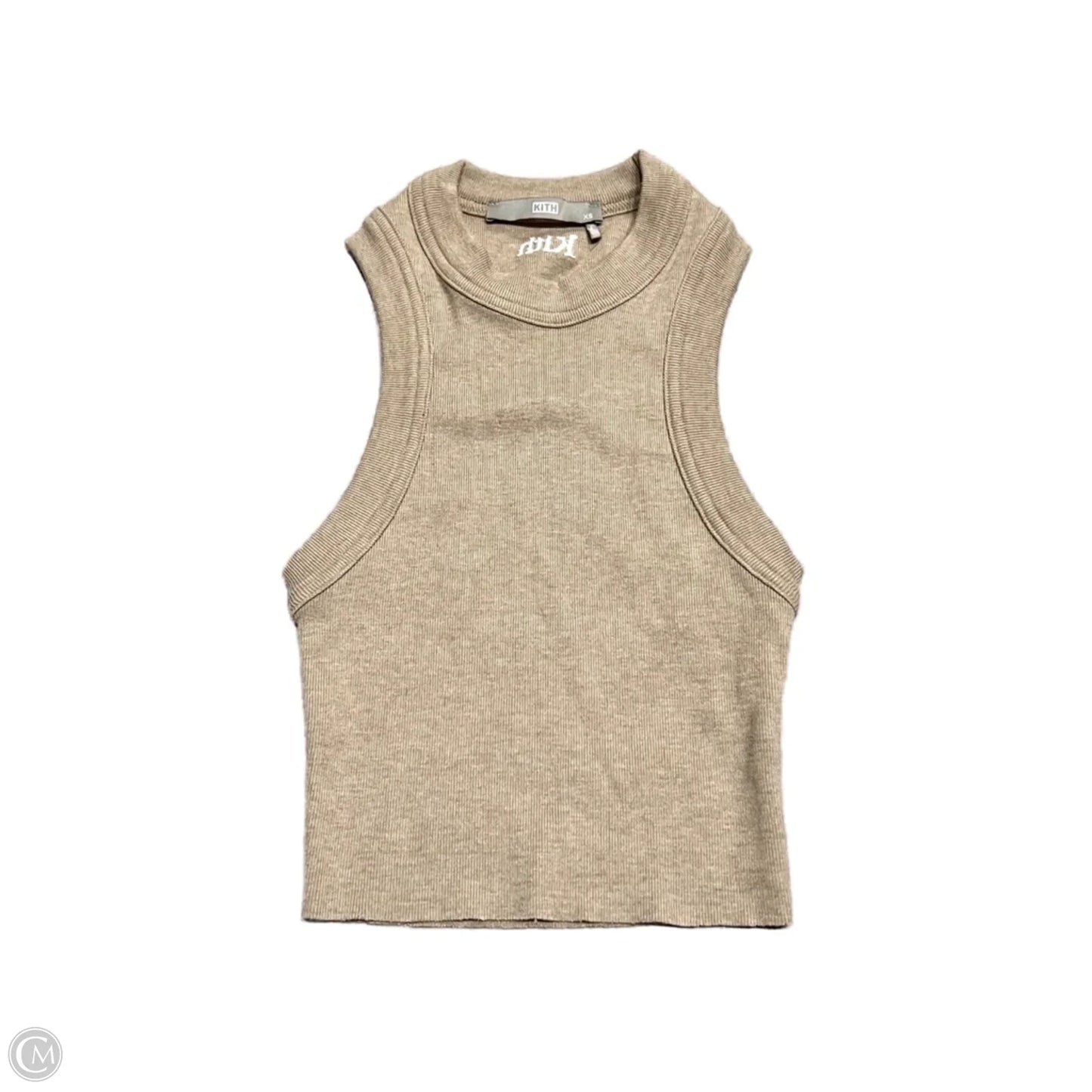 Top Sleeveless Basic By Kith  In Tan, Size: S