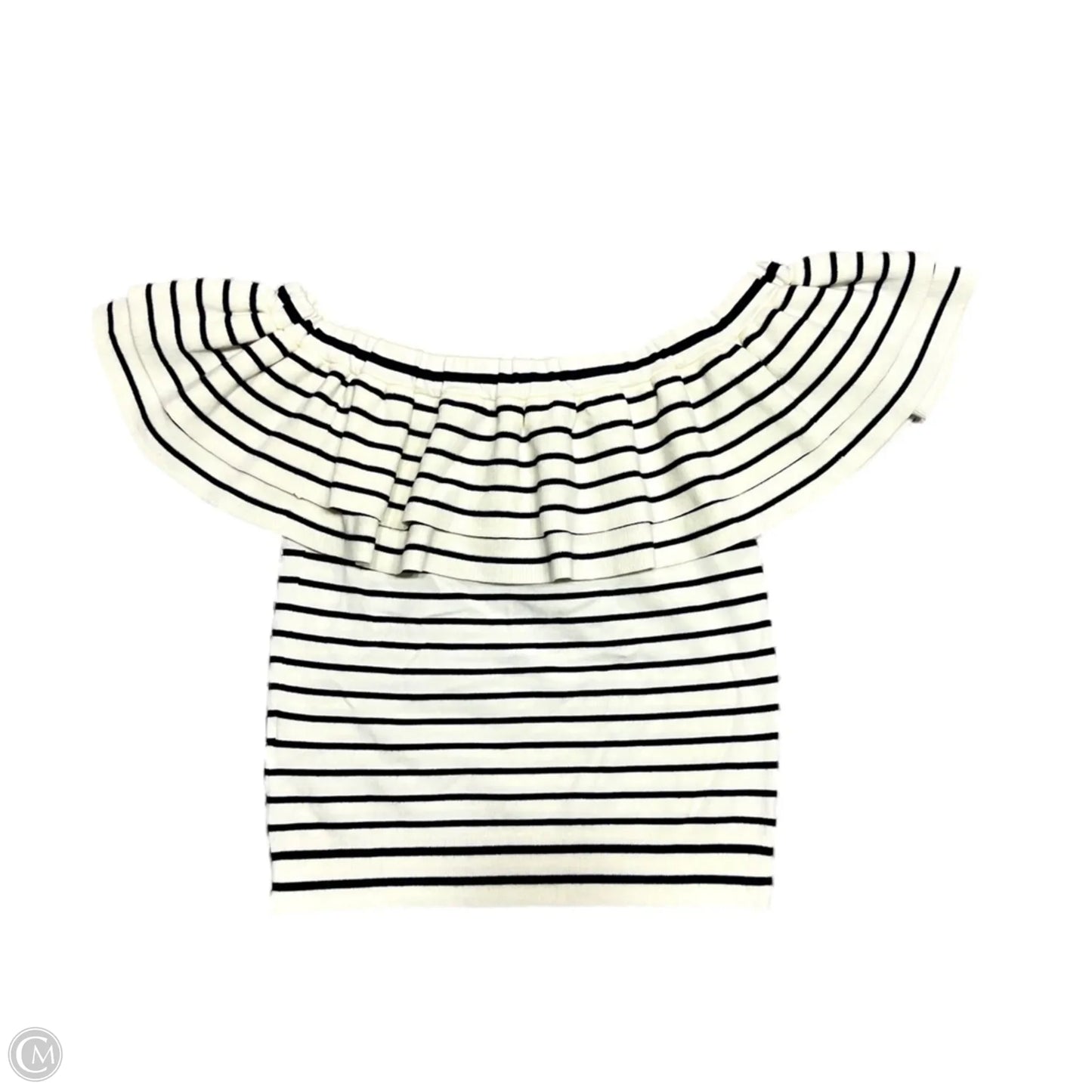 Top Short Sleeve By J. Crew In Striped Pattern, Size: Xs