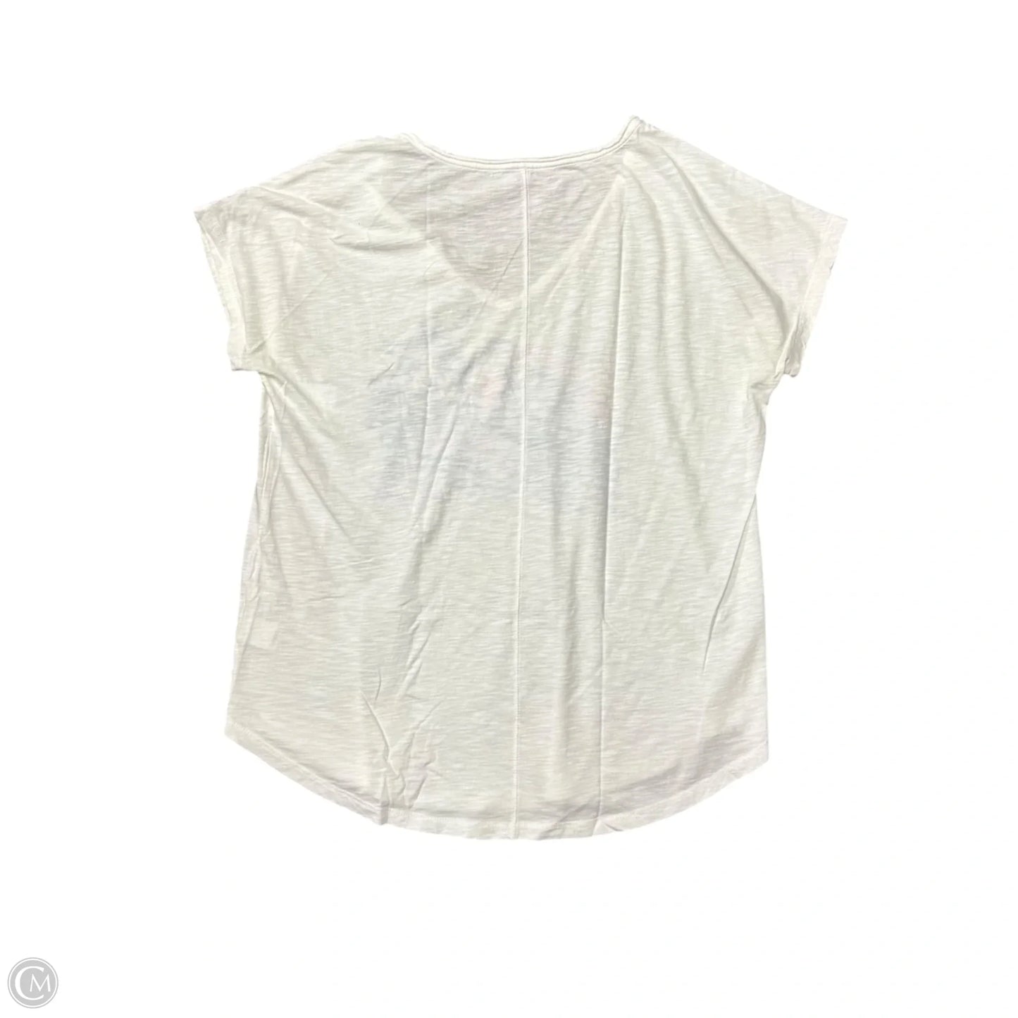 Top Short Sleeve Designer By Lilly Pulitzer In White, Size: S